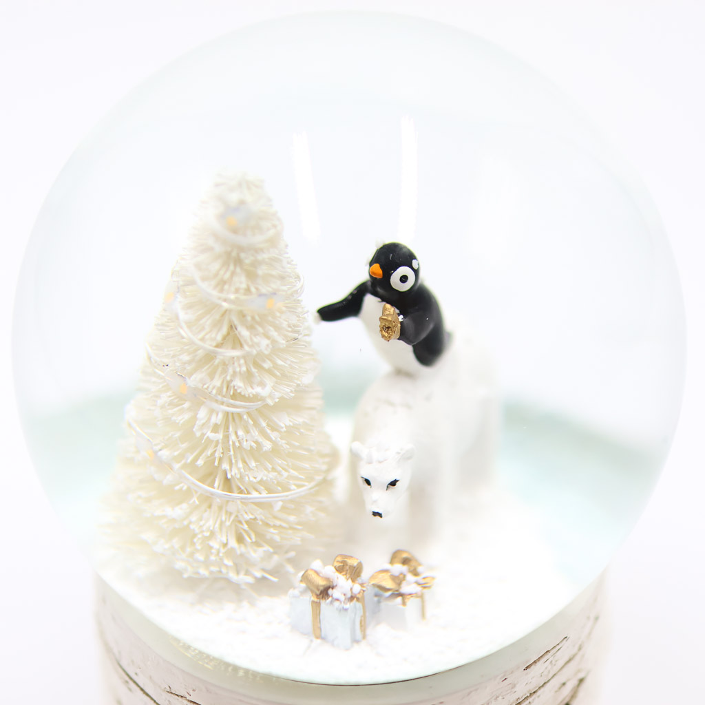 led penguin polar bear snow globe abbott (2) led penguin polar bear snow globe abbott 2
