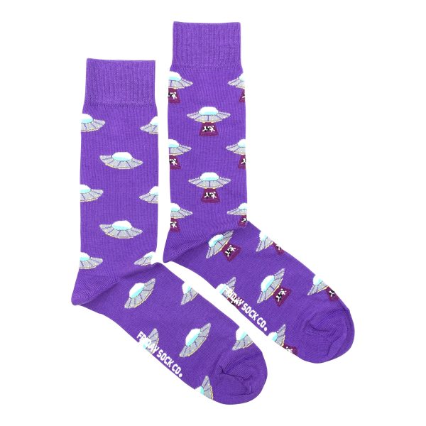 Cow UFO socks 1