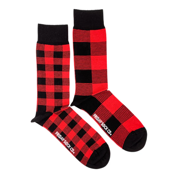 Red Plaid socks