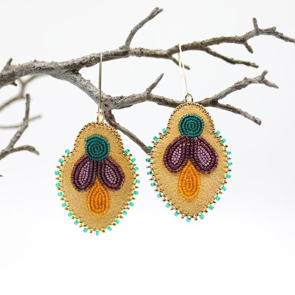 LG Earrings GreenPurple scaled