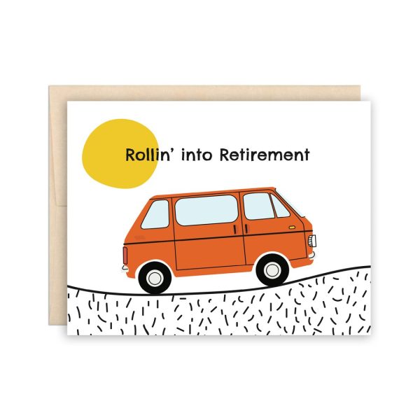 Rolling Into retirement card