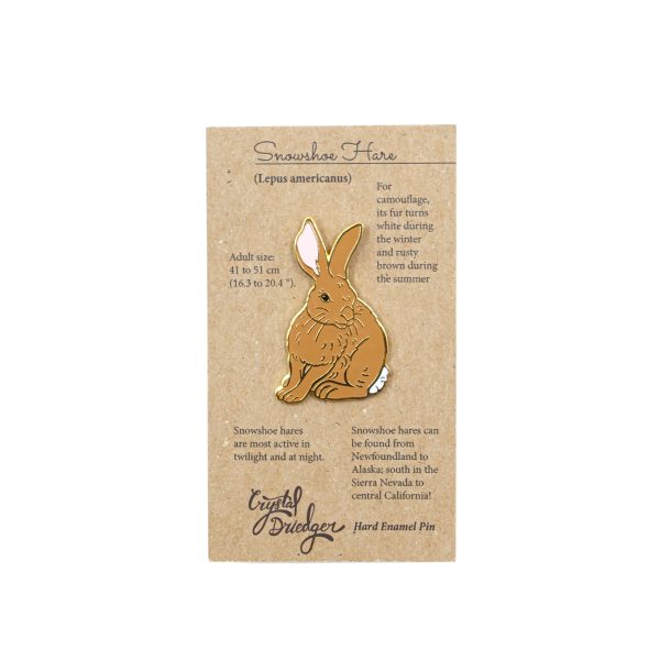 Snowshoe Hare Pin scaled