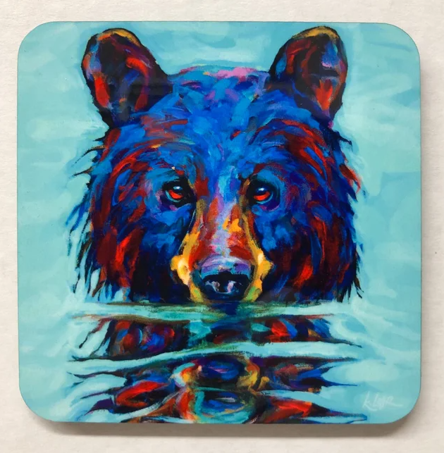 Very Wet Bear Coaster Very Wet Bear Coaster