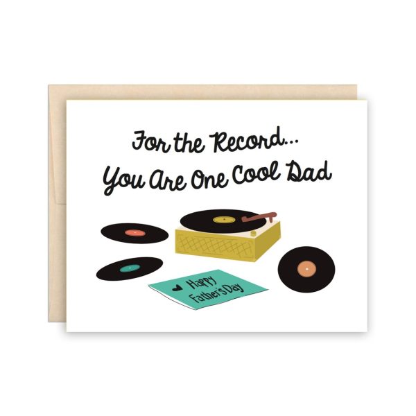 Vinyls Fathers Day Card