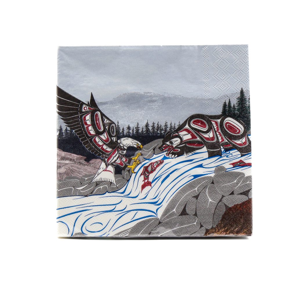 Richard Shorty 'Cycle of Life' Napkins by Canadian Art Prints - RAM Shop