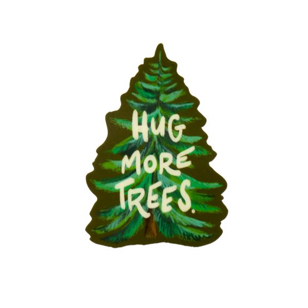 Hug More Trees Sticker scaled