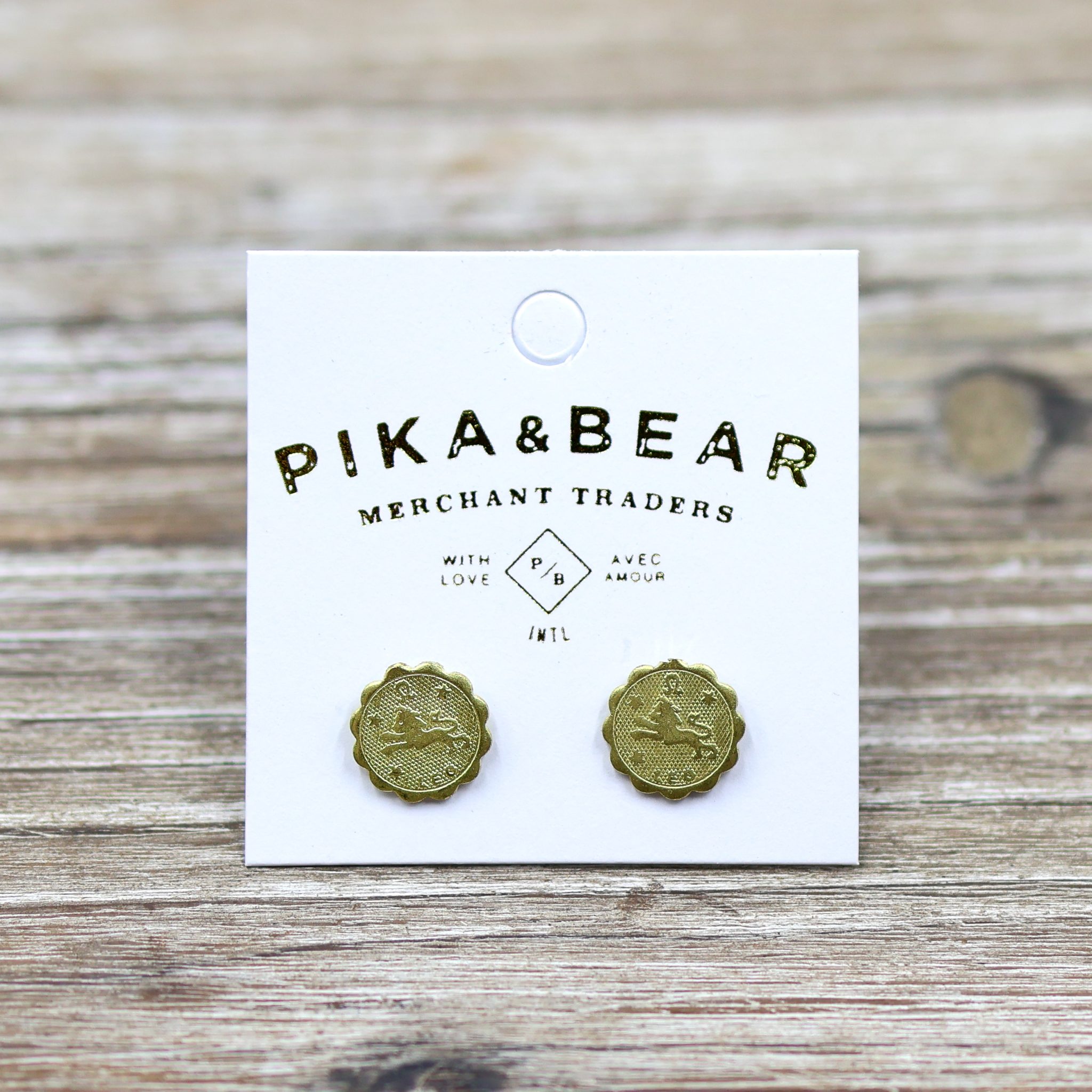 Starscape Leo Earrings main image 1