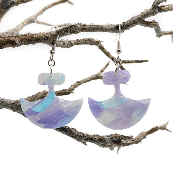 Lilac Marble Ulu Earrings scaled