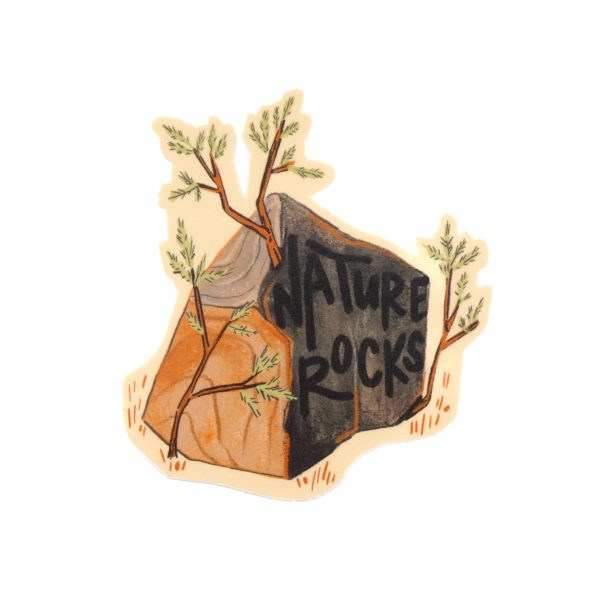 Nature Rocks Sticker scaled