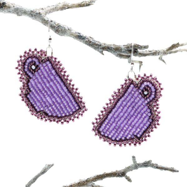 Purple Teacup Earrings scaled