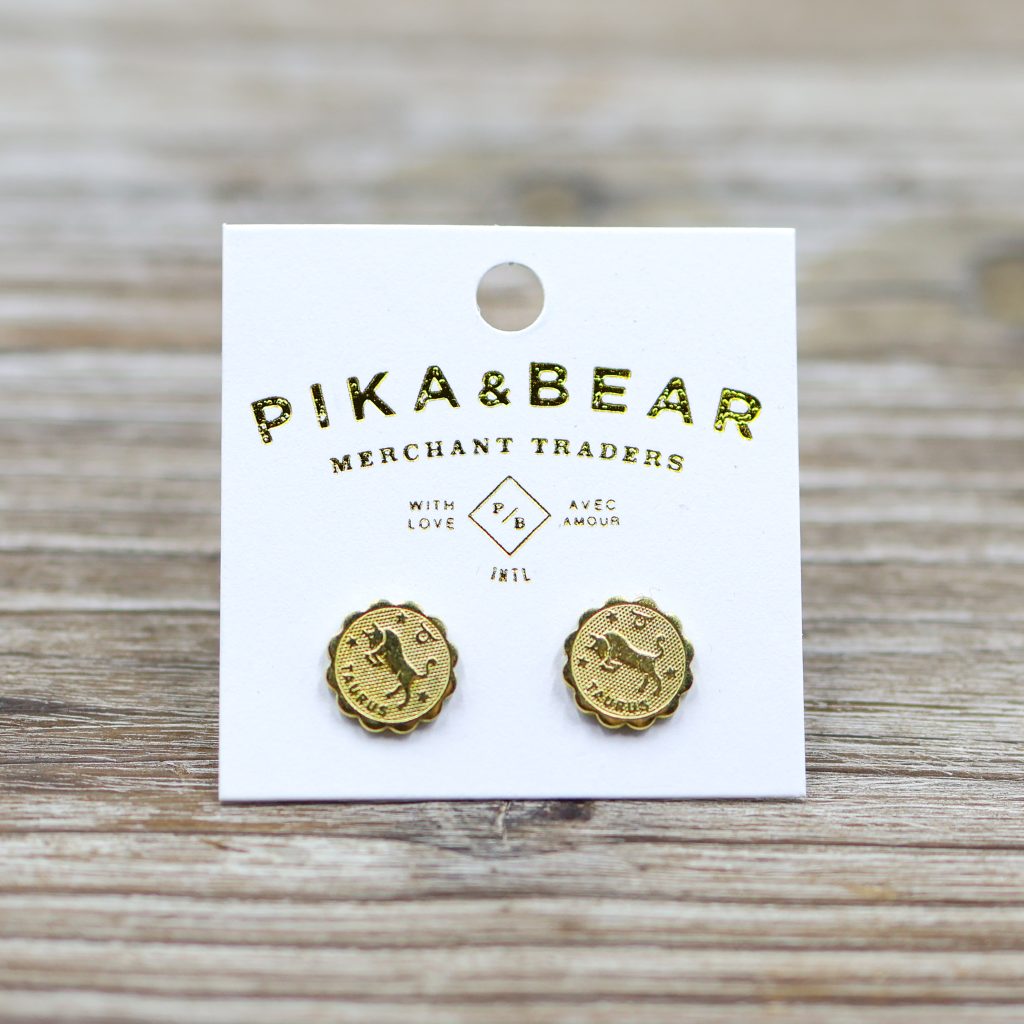 12 Constellation Stud Earrings For Women Zodiac Sign Stainless Steel Jewelry Ast