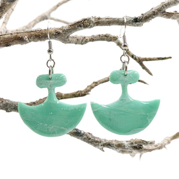 Teal Shimmer Ulu Earrings scaled