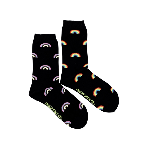 Womens Rainbow Inclusive Socks