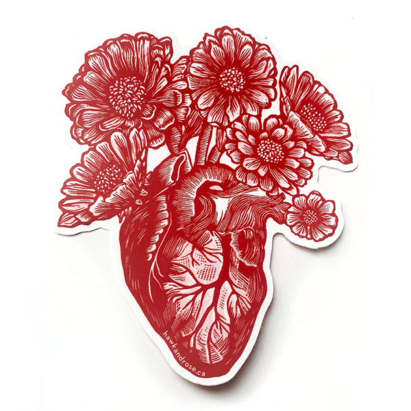 El Corazon Heart Sticker