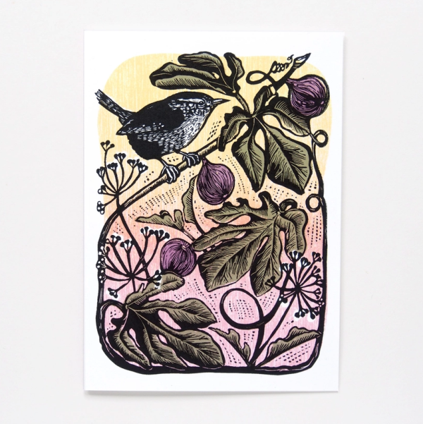 Wren Figs Greeting Card