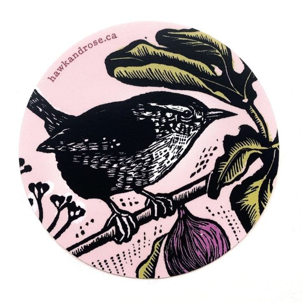 Wren and Fig Vinyl Sticker