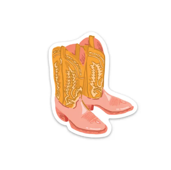 Cowboy Boots Sticker