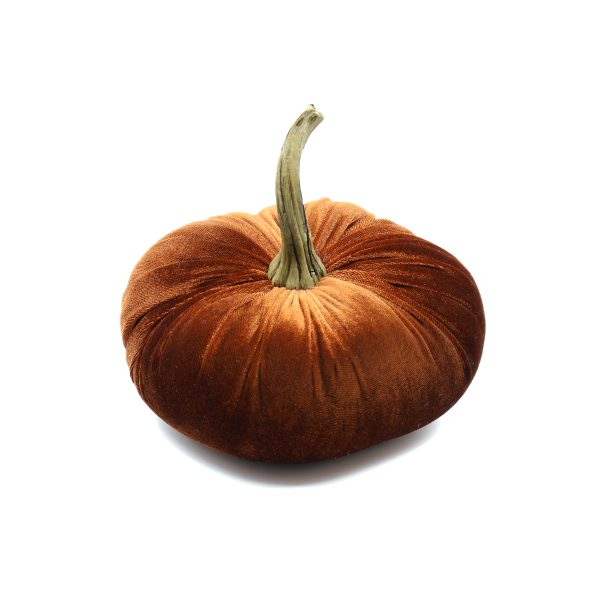 Small Orange Velvet Pumpkin scaled