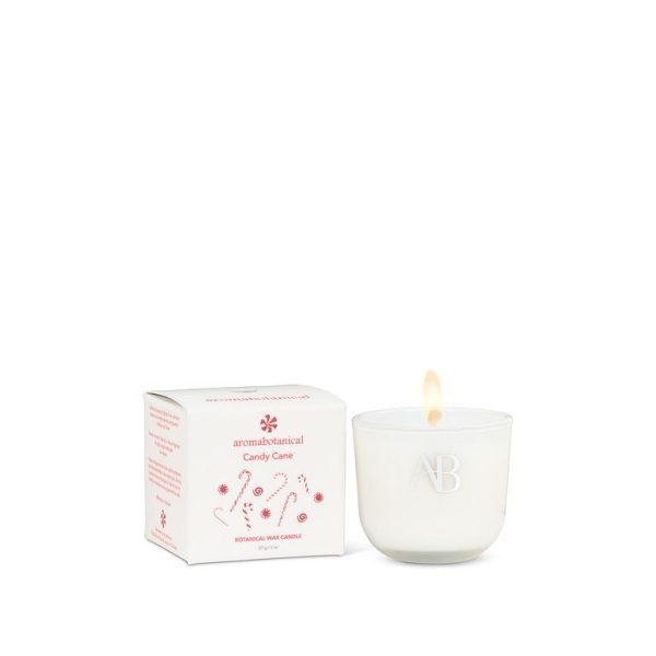 Candy Cane Mini Candle