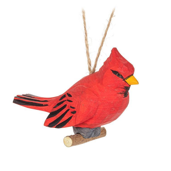 Cardinal on Branch Ornament