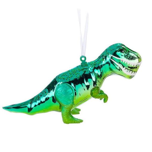 Green Dinosaur Ornament