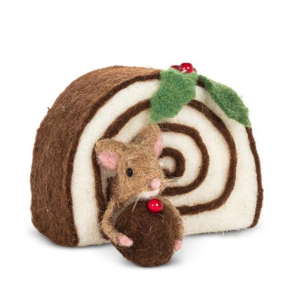 Mouse in Swiss Roll Cake