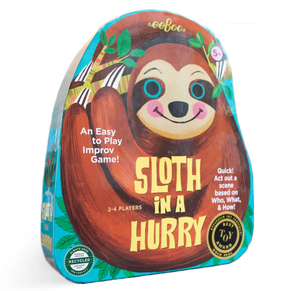 Sloth in a Hurry Spinner Game packaging