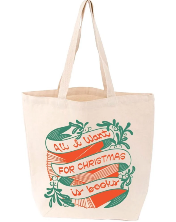 All I Want For Christmas Is Books Tote