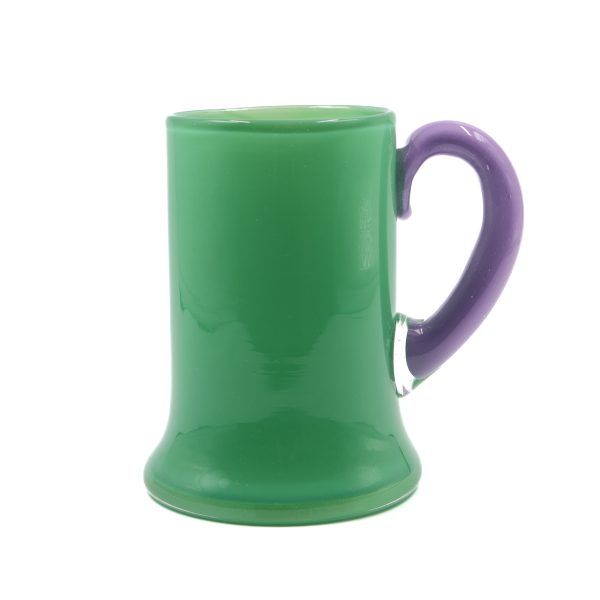 Green Purple Handle Stein scaled