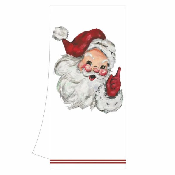 Jolly St. Nick Tea Towel