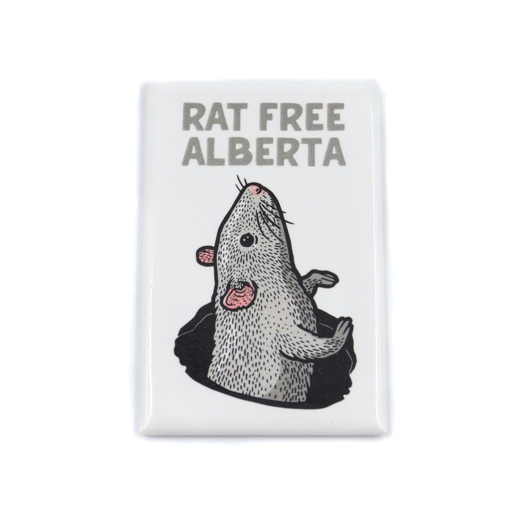 Rat Free Alberta Magnet by Weird Neighbour - RAM Shop