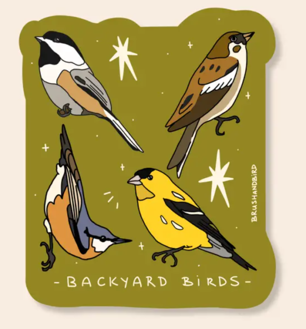 Backyard Birds Sticker