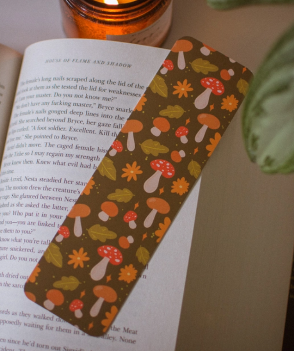 Musrhoom Pattern Bookmark