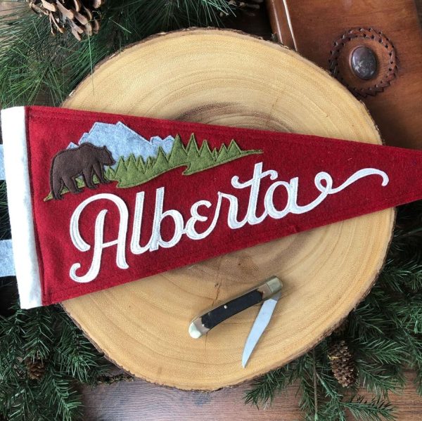 Alberta Pennant Red