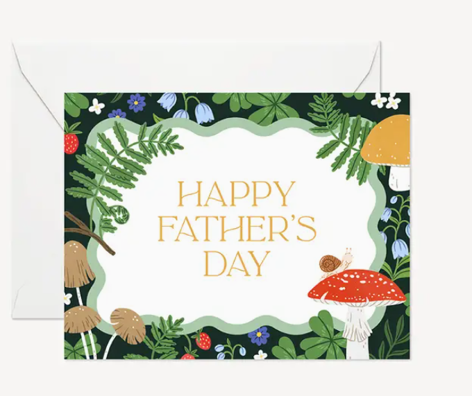 Fathers Day Mushrooms Card Fathers Day Mushrooms Card