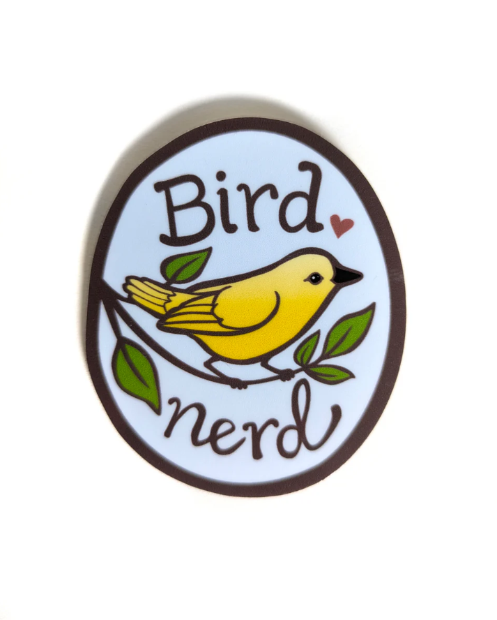 Bird Nerd Sticker Bird Nerd Sticker