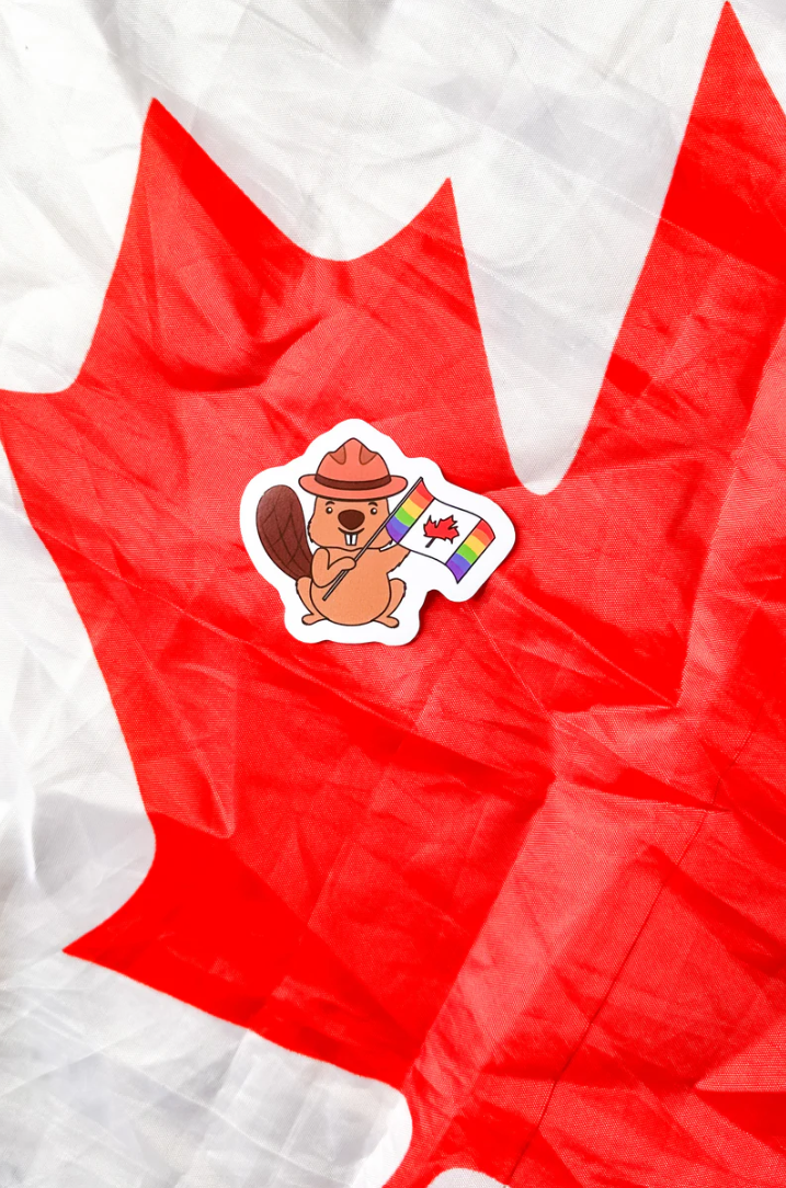 Canadian Pride Beaver Sticker Canadian Pride Beaver Sticker