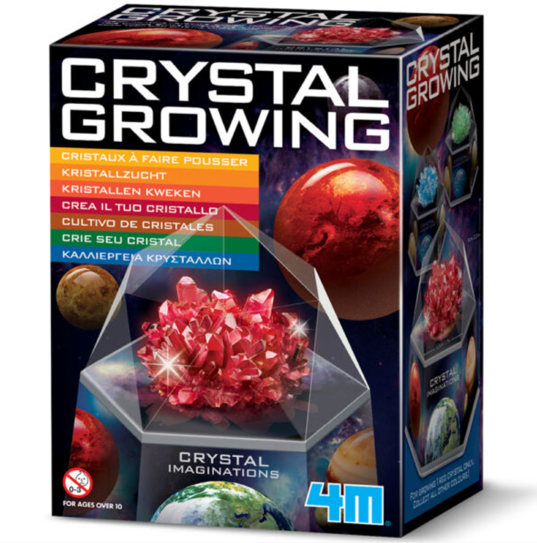 Crystal Growing Red Crystal Growing Red