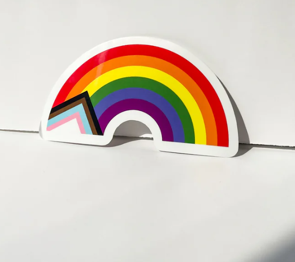 Progressive Rainbow Sticker Progressive Rainbow Sticker 1