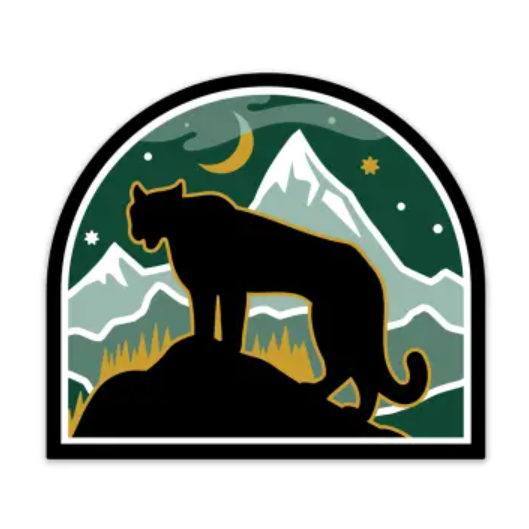 Cougar Sticker Cougar Sticker