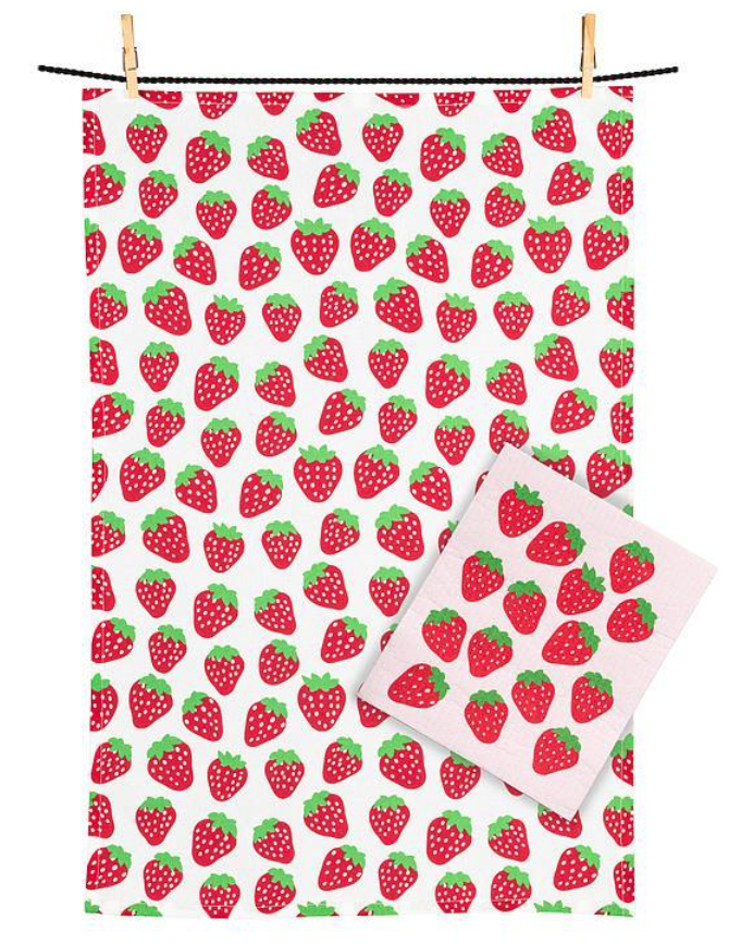 Strawberries Tea Towel Strawberries Tea Towel