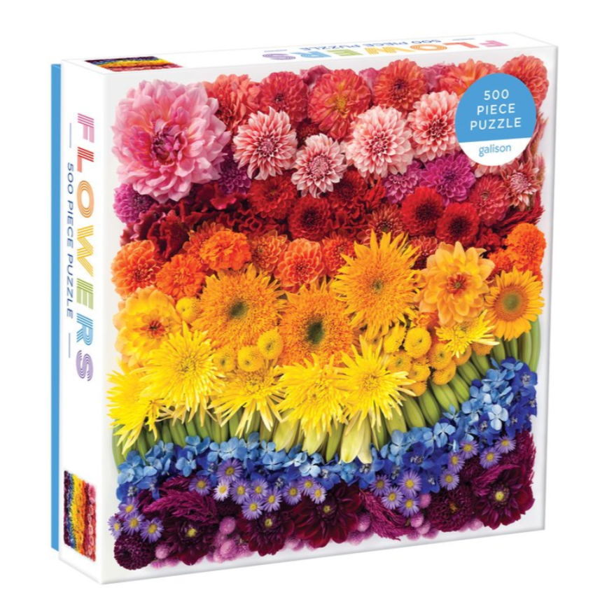 Rainbow Summer Flowers Puzzle Rainbow Summer Flowers Puzzle