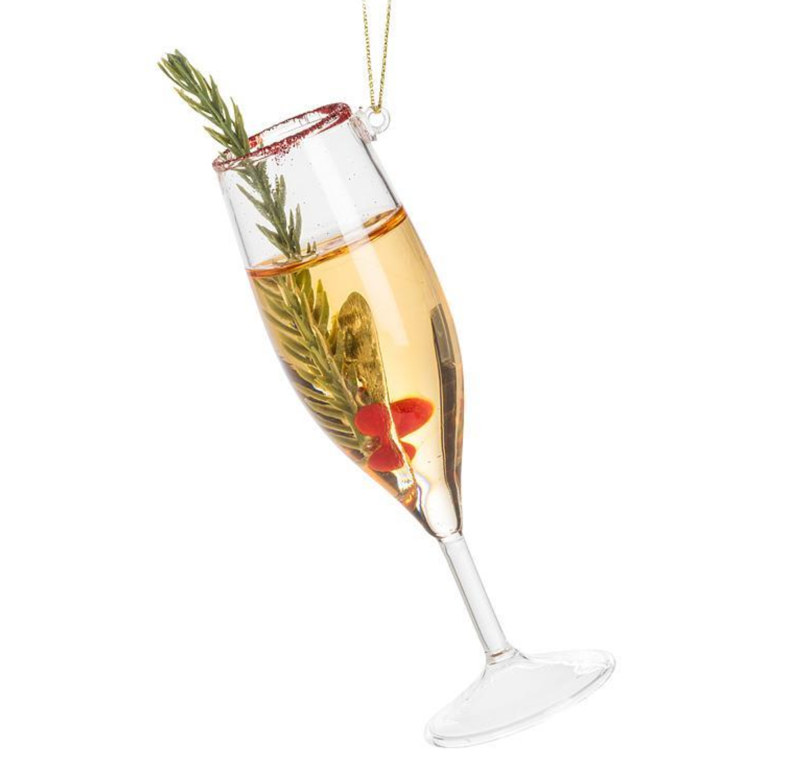 Holiday Champagne Ornament Holiday Champagne Ornament