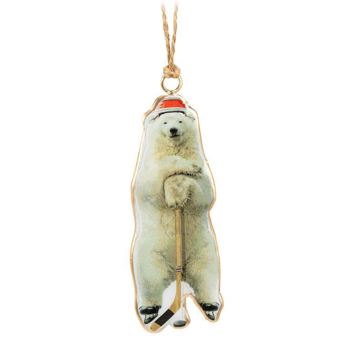 Skating Polar bear Ornament Skating Polar bear Ornament