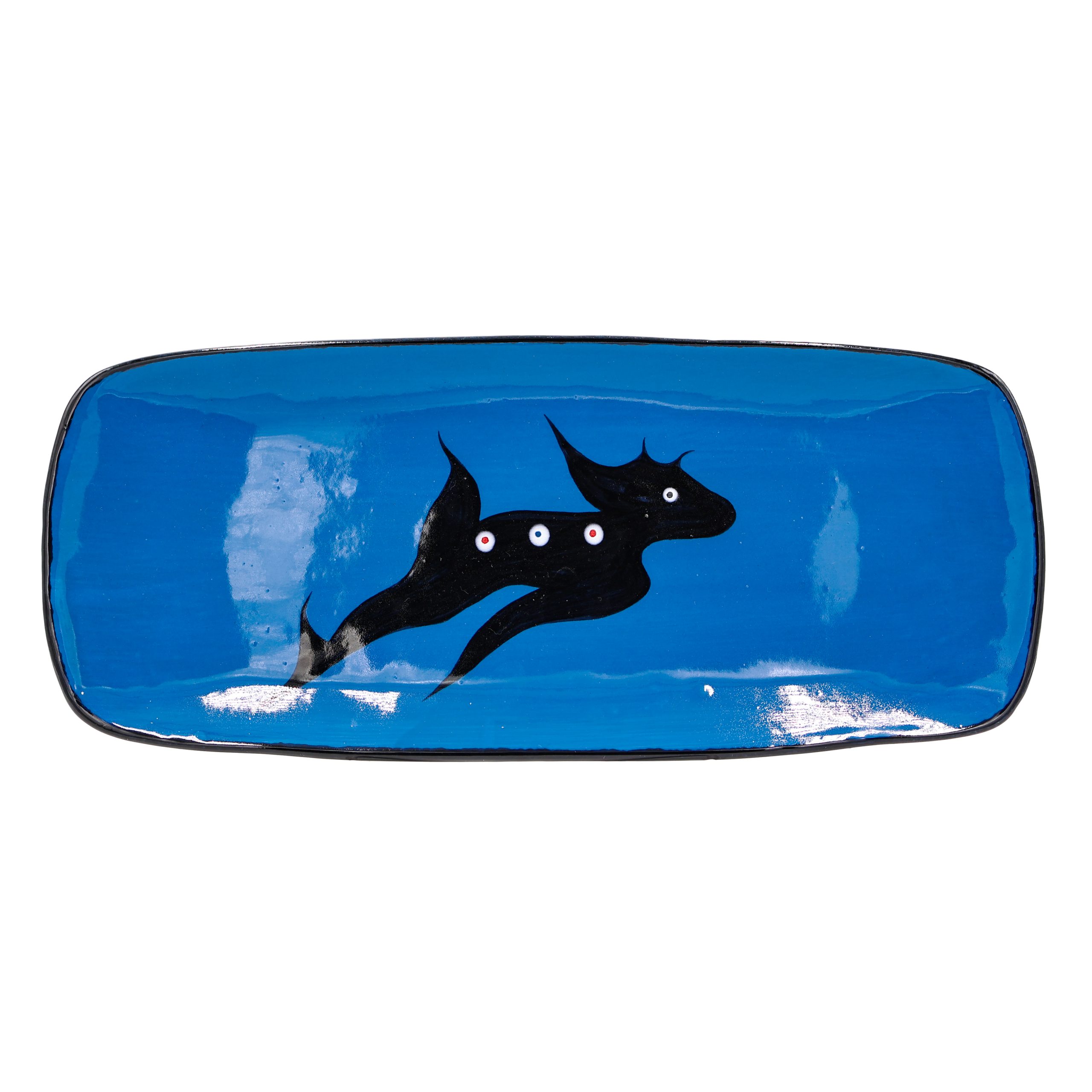 Deer Plate Small Blue Deer Plate Small Blue scaled