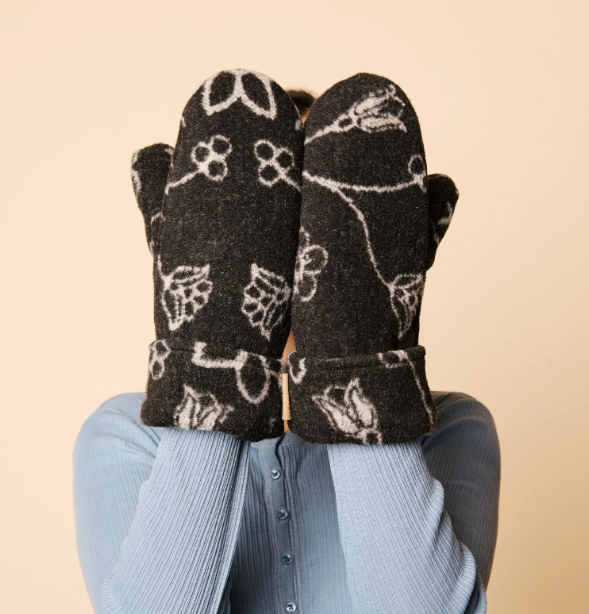 Fleurs Sherpa Mittens Fleurs Sherpa Mittens