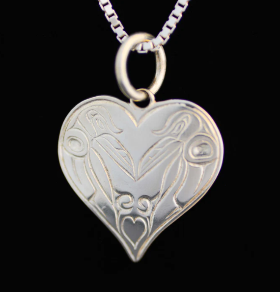 For Life Raven Heart Pendant For Life Raven Heart Pendant