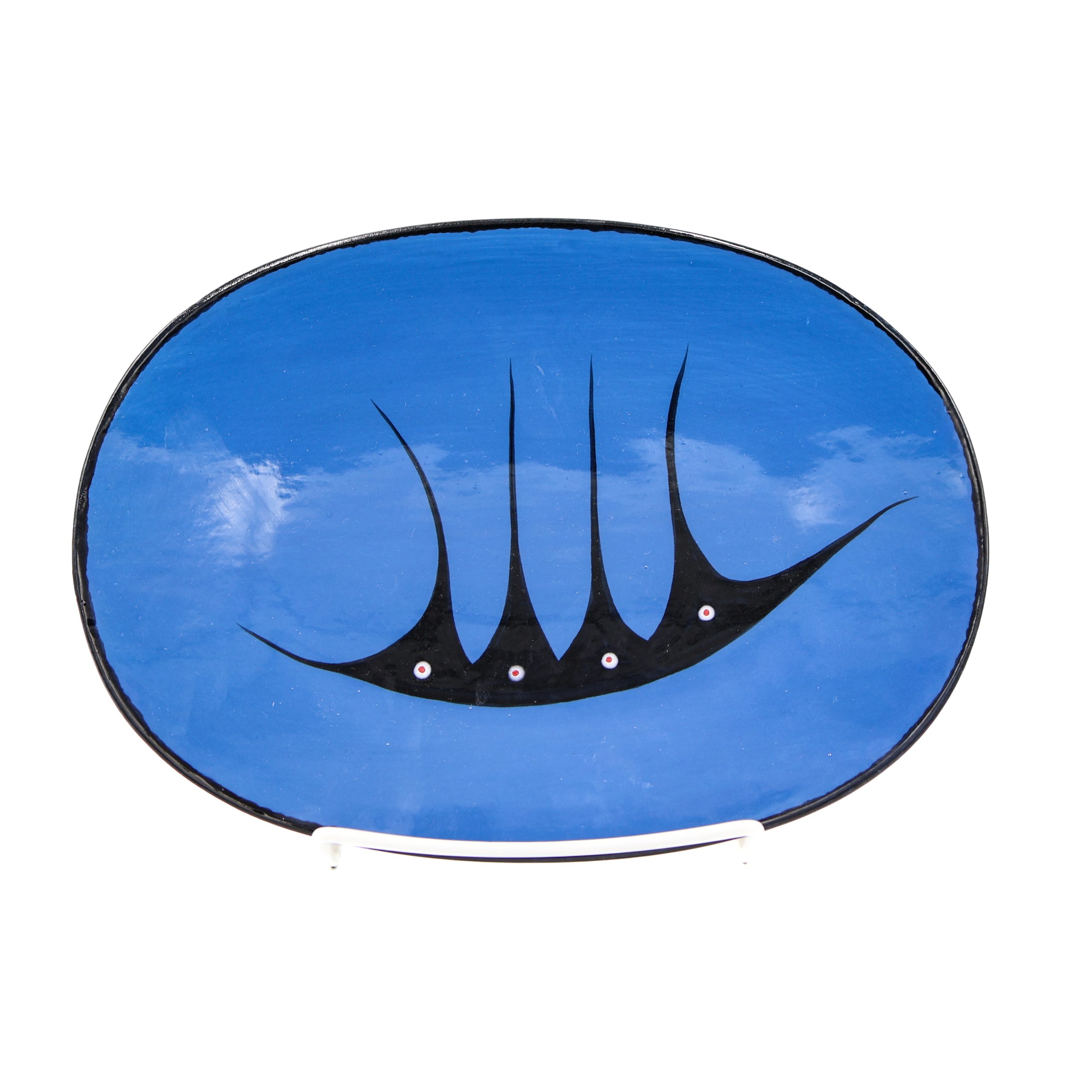 Oval Plate Large Blue Oval Plate Large Blue scaled