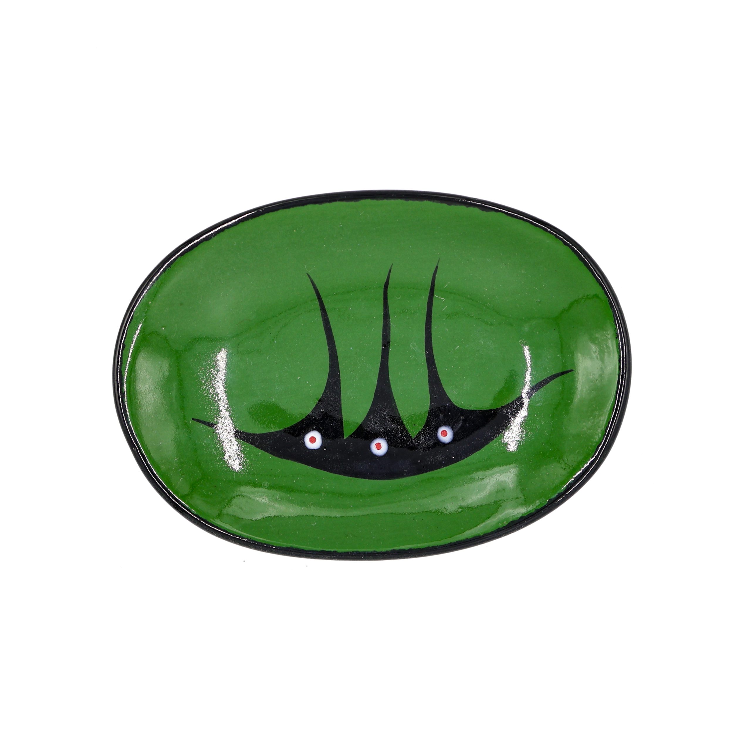 Oval Plate Small Green Oval Plate Small Green scaled