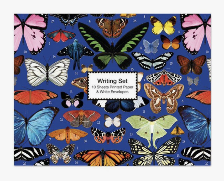 butterflies writing set butterflies writing set